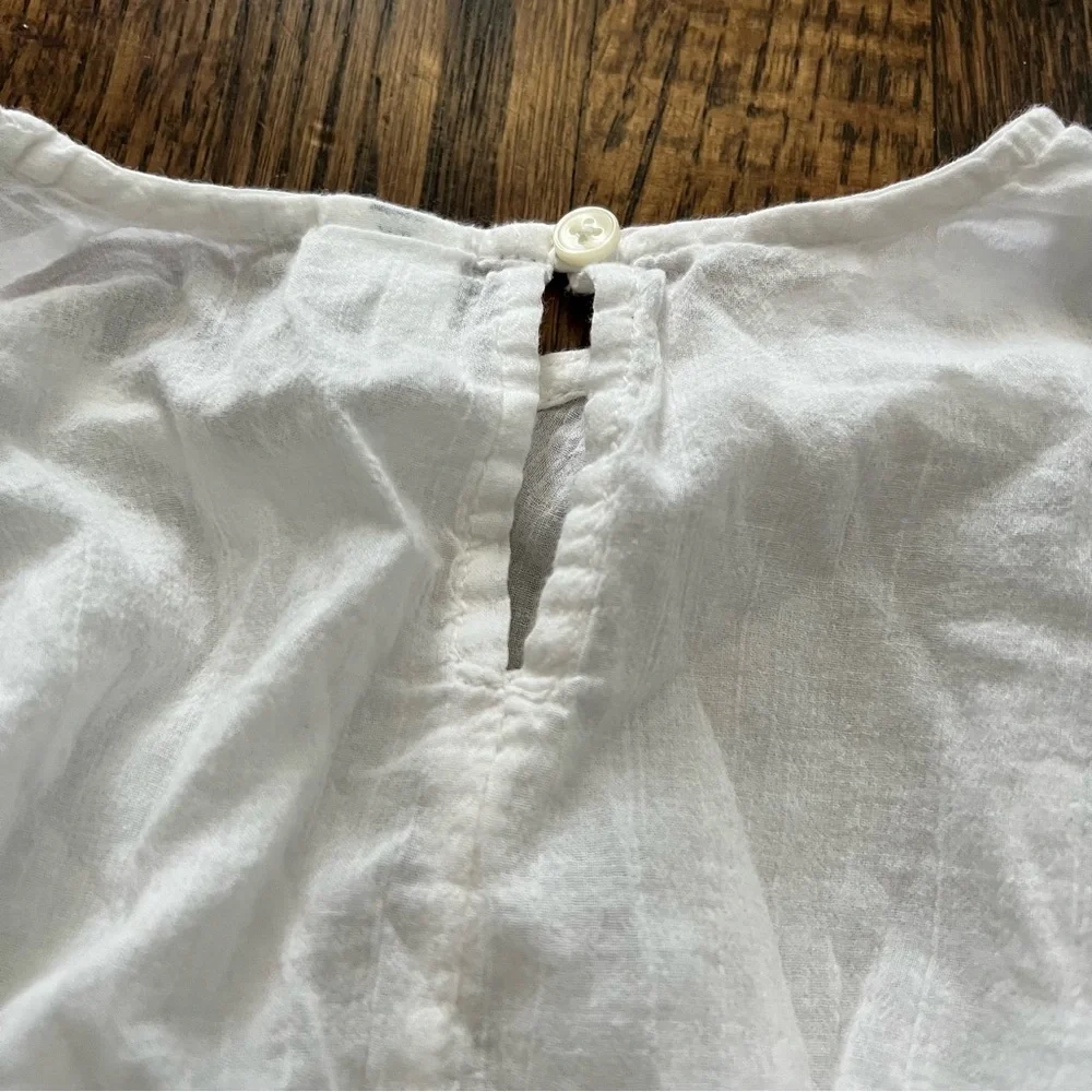 🍭6/$30 Old Navy Flowy White Beachy Pom Pom Girl’s Swim Coverup Dress - 3T